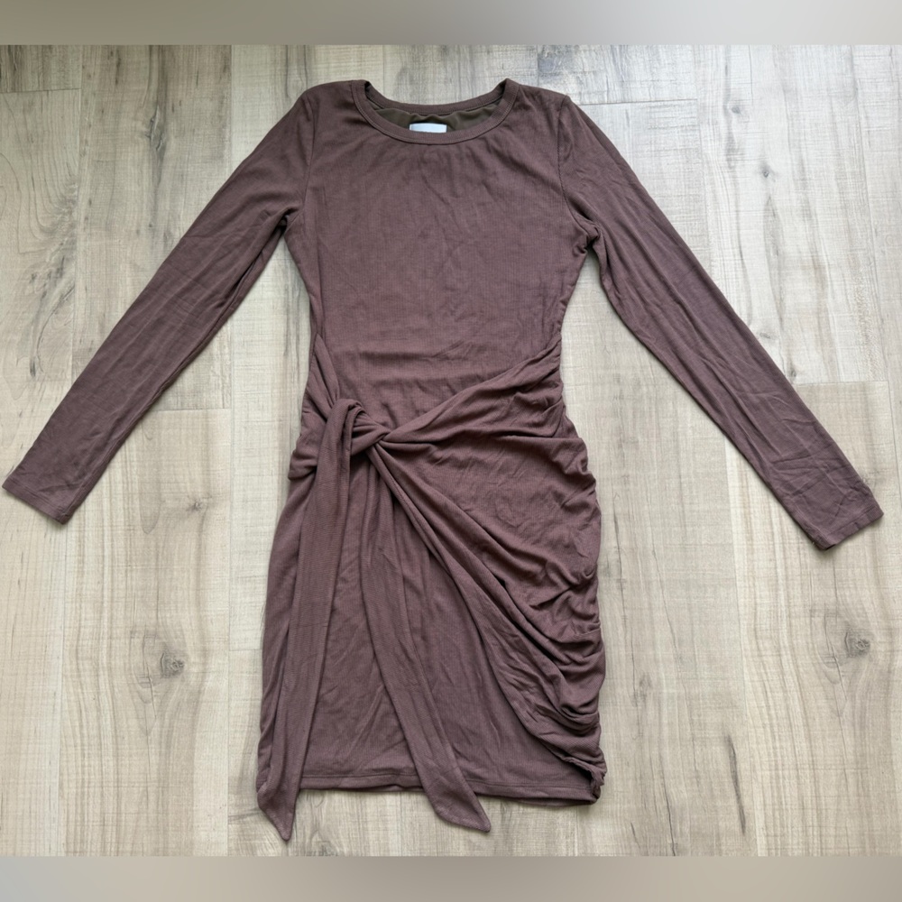 Hello Molly Taupe Dress
